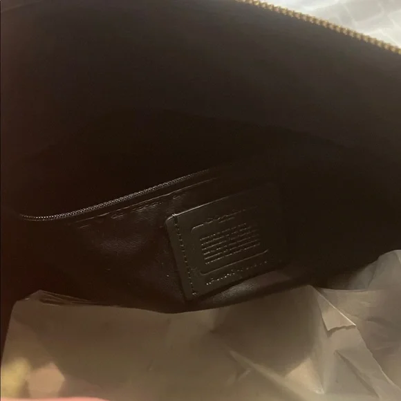 Coach Black Tote with Gold Accents - Picture 7 of 7